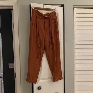 Madewell Terracotta High-Waisted Pants
